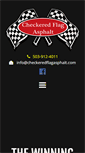 Mobile Screenshot of checkeredflagasphalt.com